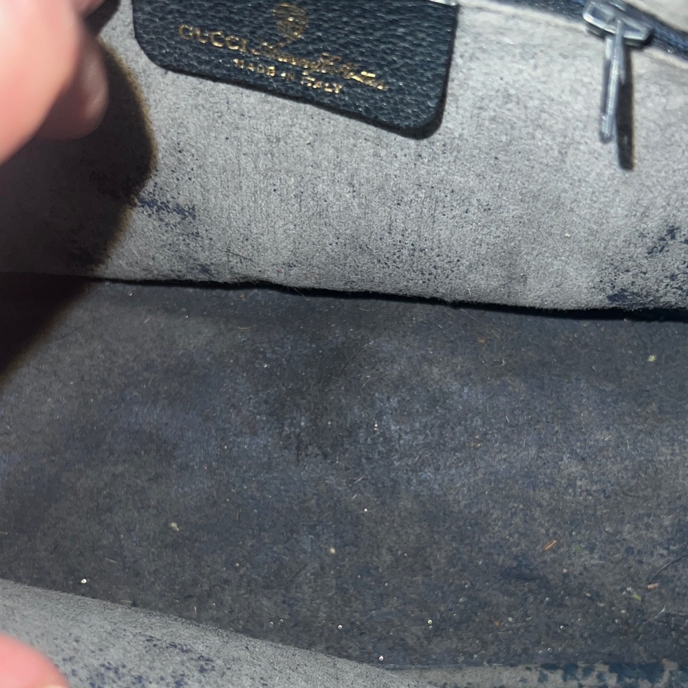 Gucci Beige and Black Monogram Handbag - Picture 5 of 5